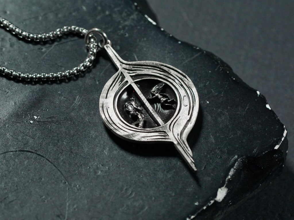 Interstellar Gargantua Black Hole Necklace - 950 Silver