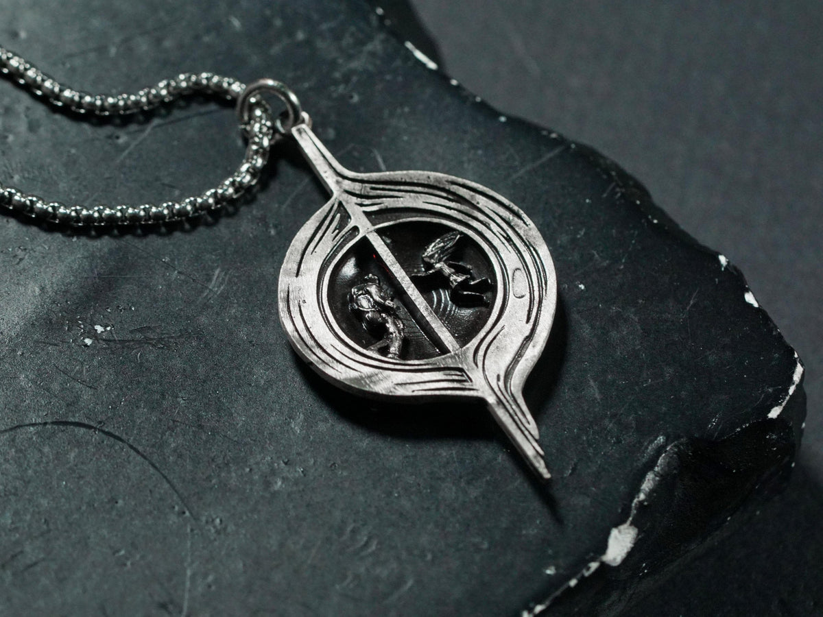 Interstellar Gargantua Black Hole Necklace - 950 Silver