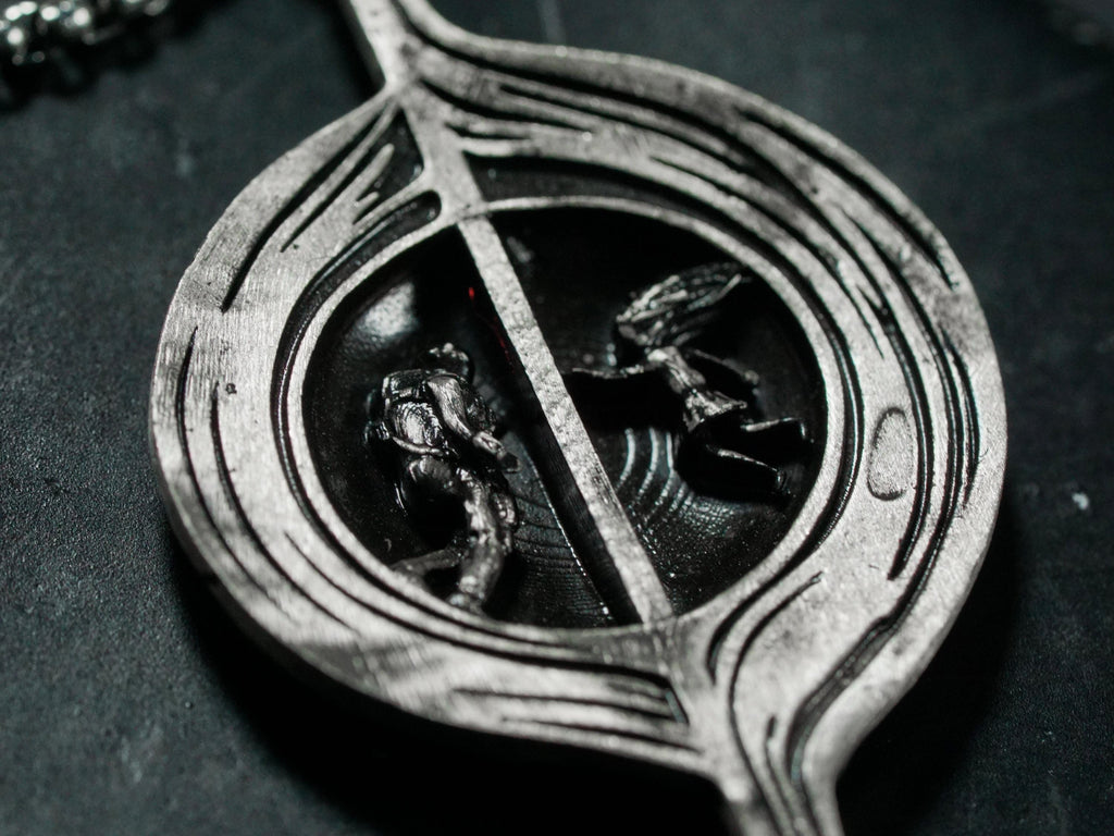 Interstellar Gargantua Black Hole Necklace - 950 Silver