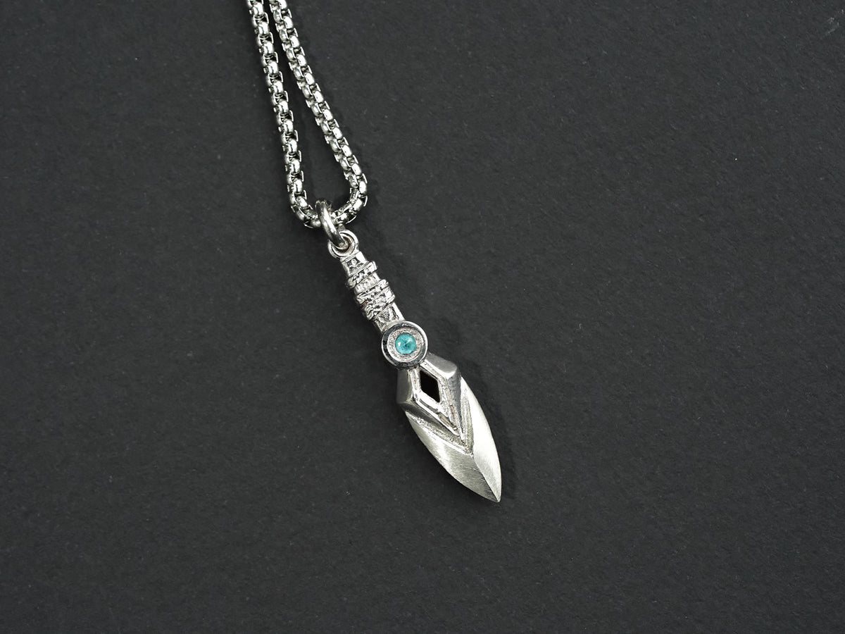 Valorant Jett Kunai Knife Necklace - 950 Silver