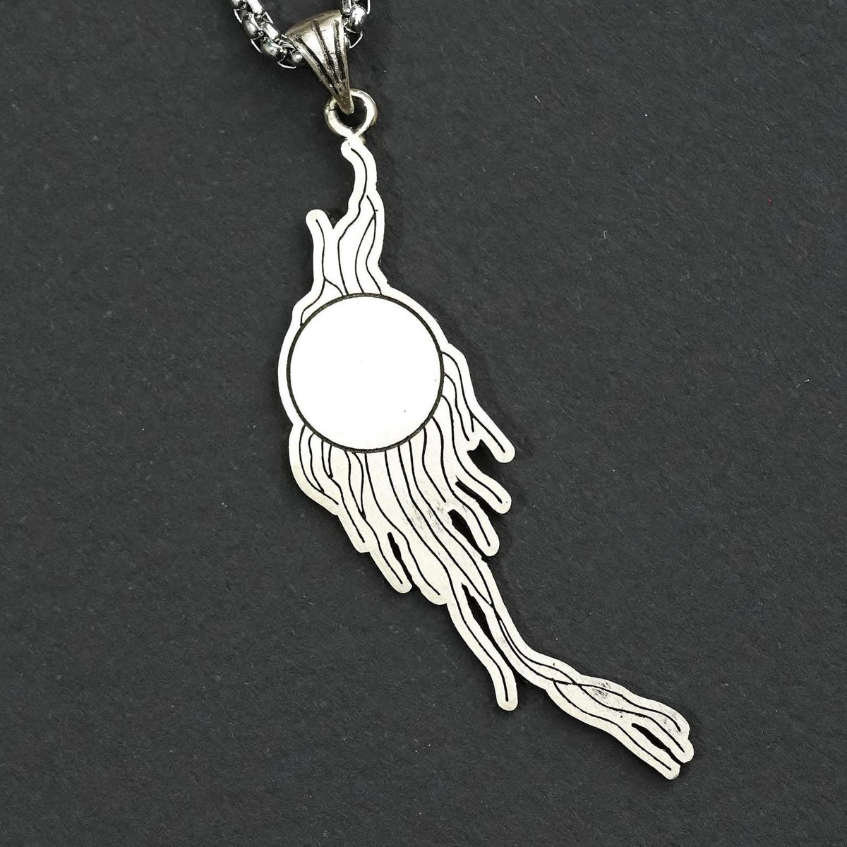 Baldur's Gate 3 Gale's Tattoo Pendant Necklace - 950 Silver