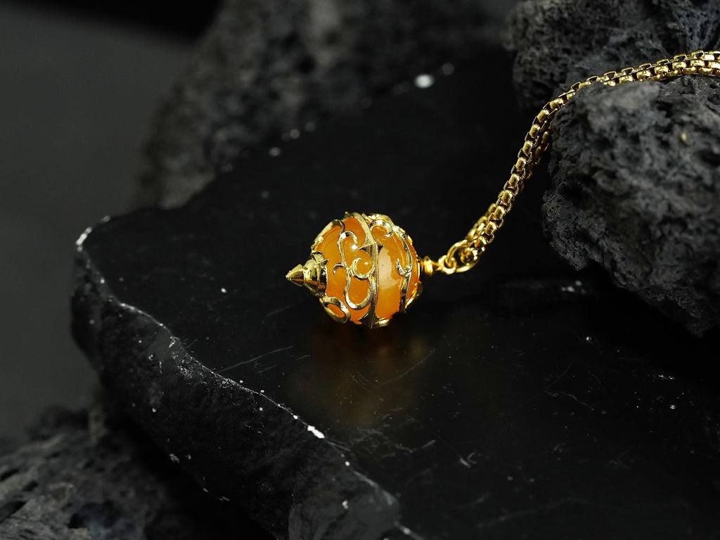 Palworld Legendary Pal Sphere Necklace - Yellow (14K Gold Plated)