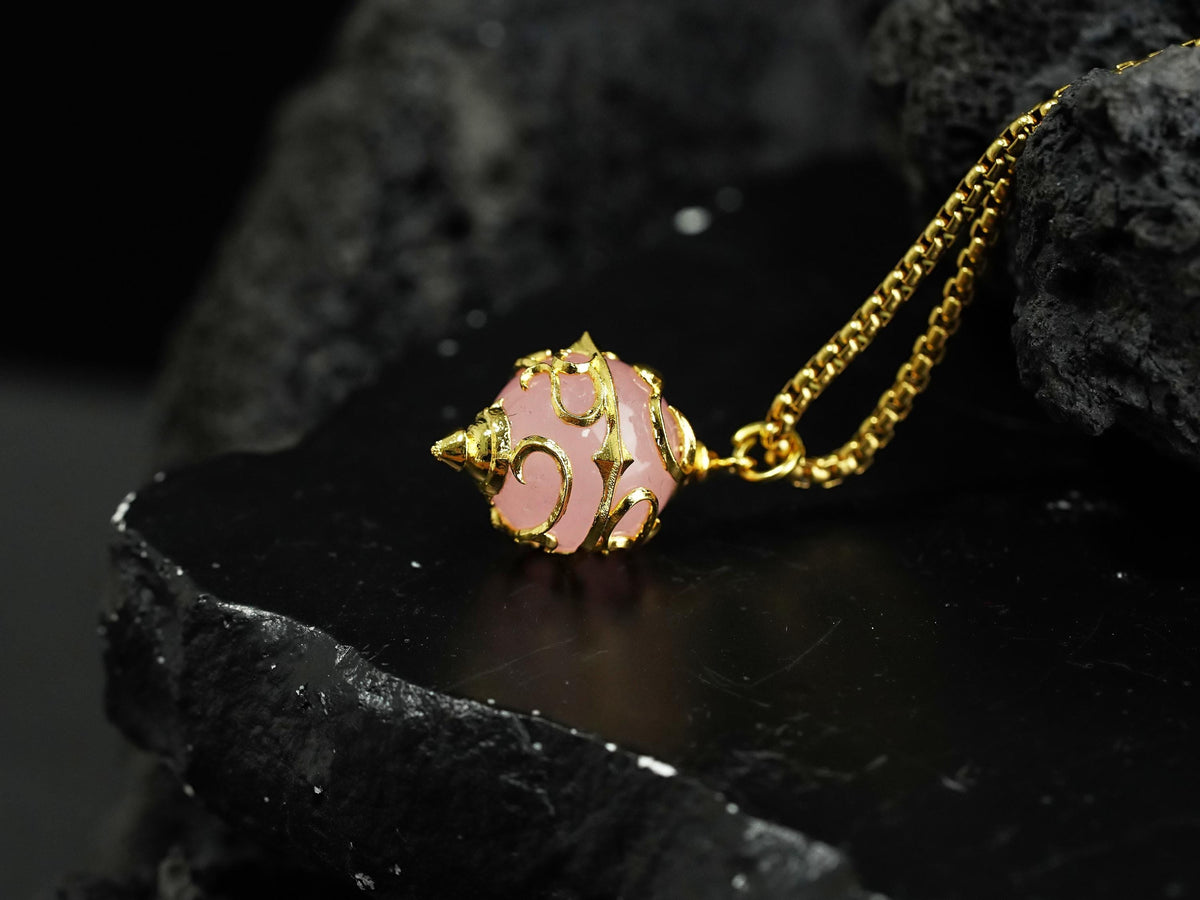 Palworld Legendary Pal Sphere Necklace - Pink (14K Gold Plated)