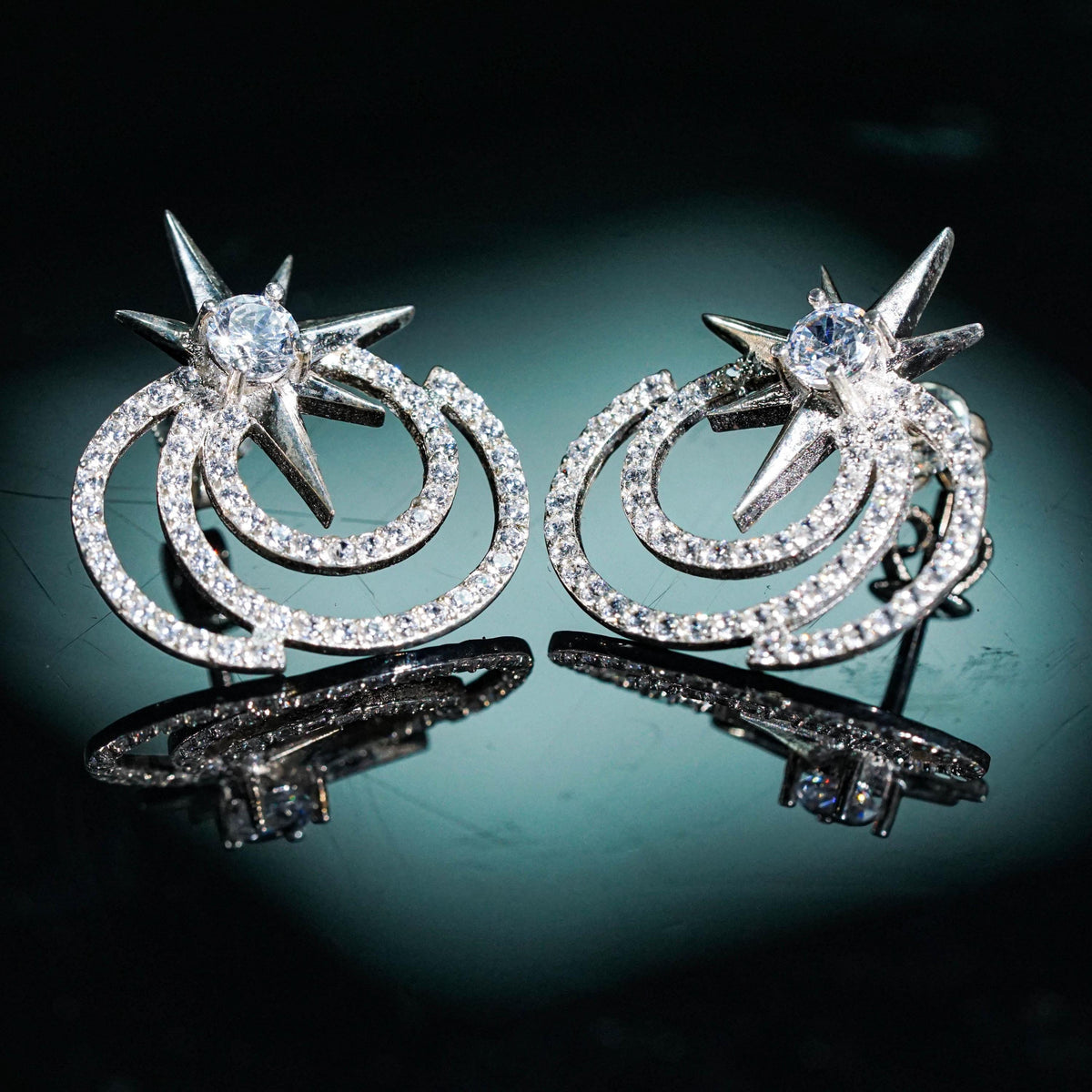 Wicked Glinda Wand Earrings - 950 Silver