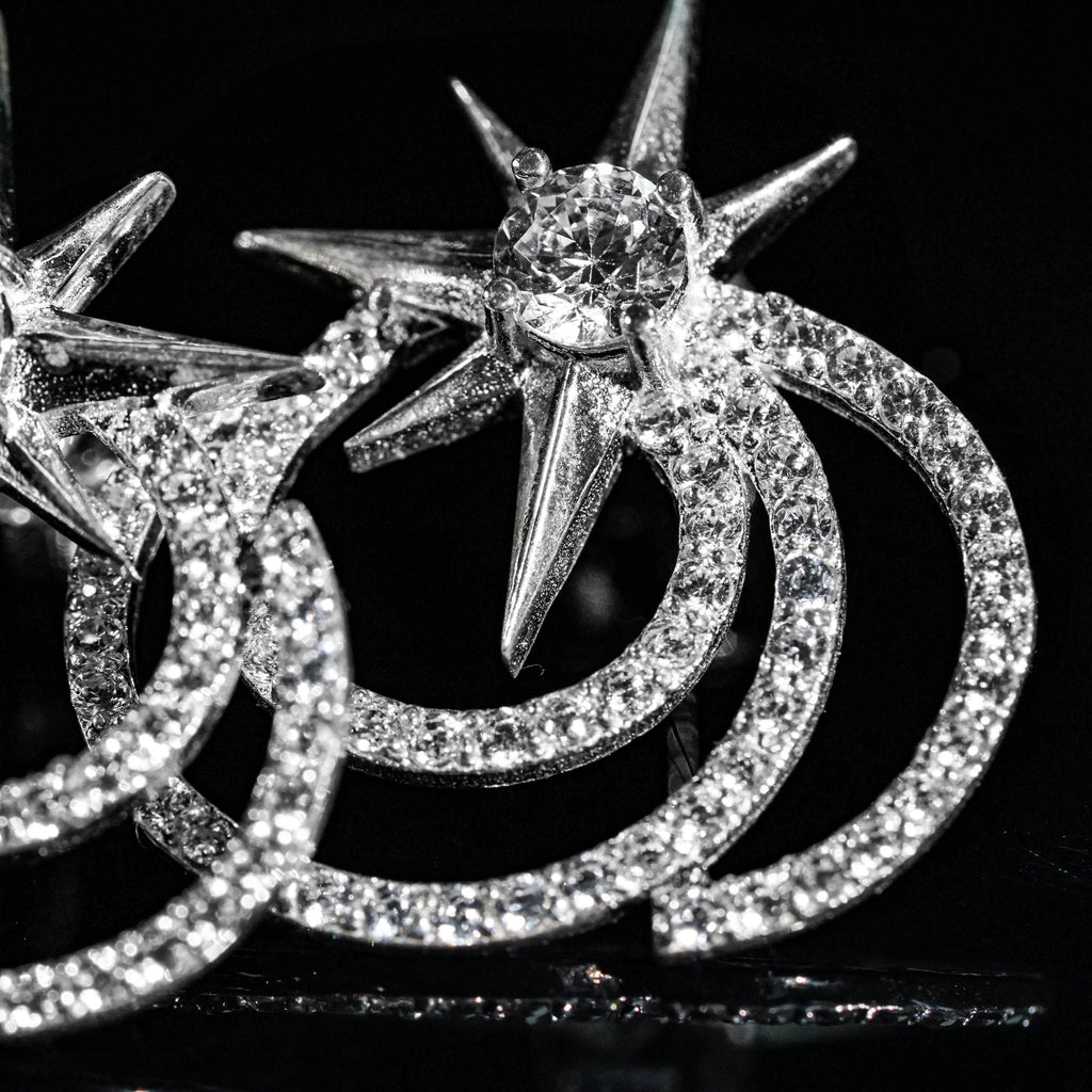 Wicked Glinda Wand Earrings - 950 Silver