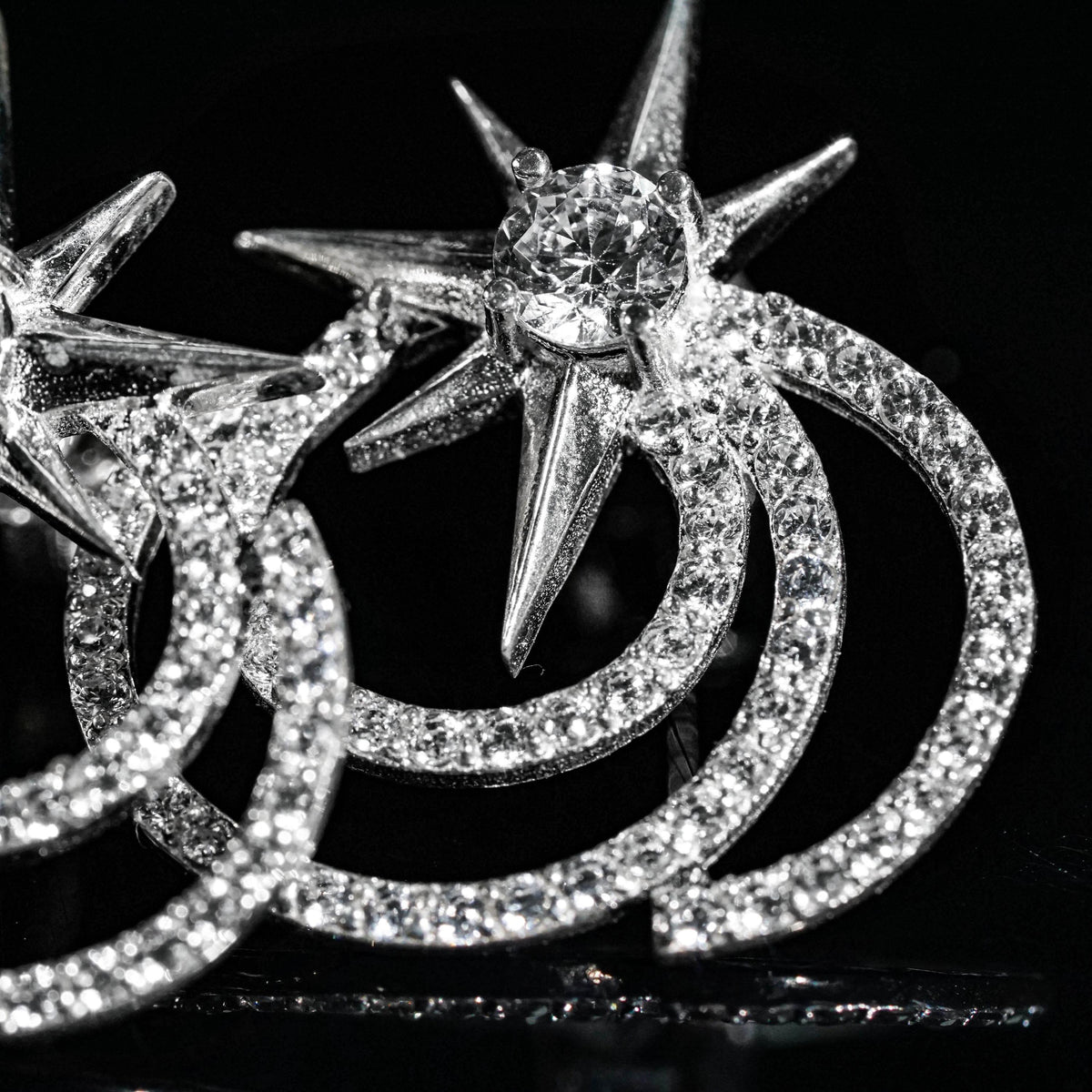 Wicked Glinda Wand Earrings - 950 Silver
