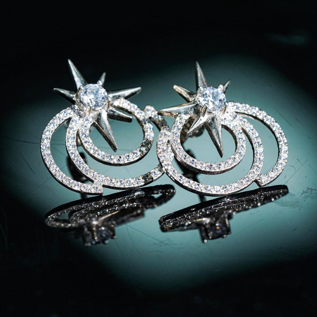 Wicked Glinda Wand Earrings - 950 Silver