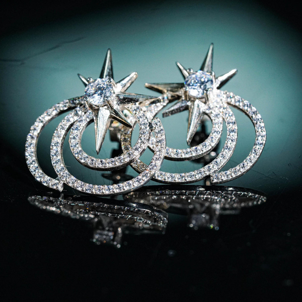 Wicked Glinda Wand Earrings - 950 Silver