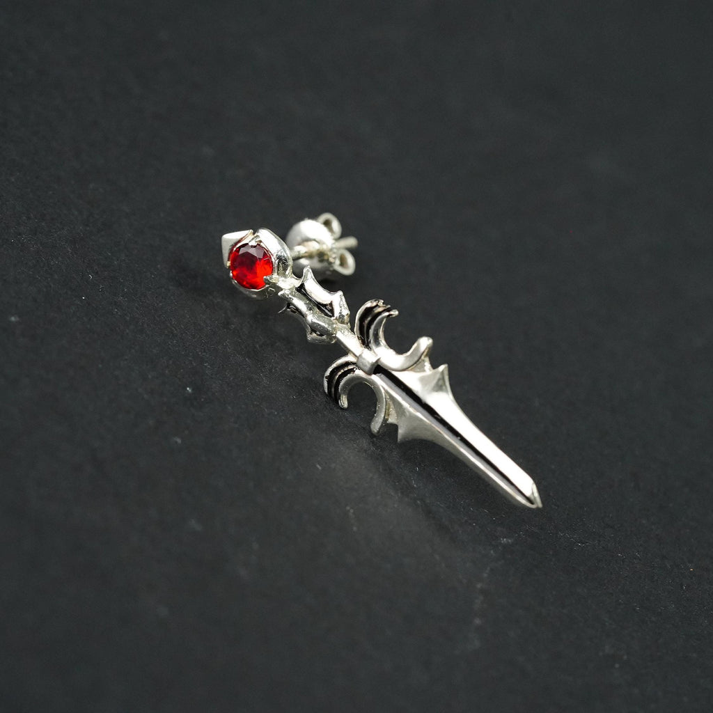 Final Fantasy XVI Dion Lesage Earring - 950 Silver